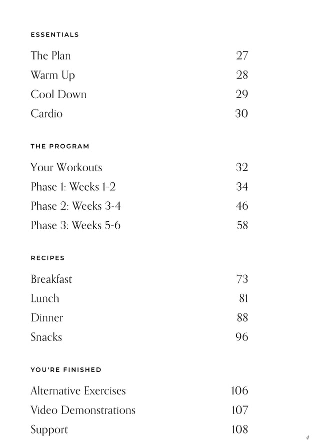 30 day shred schedule